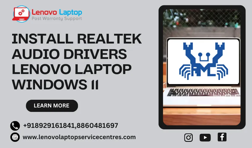 Install Realtek Audio Drivers: Lenovo Laptop Windows 11