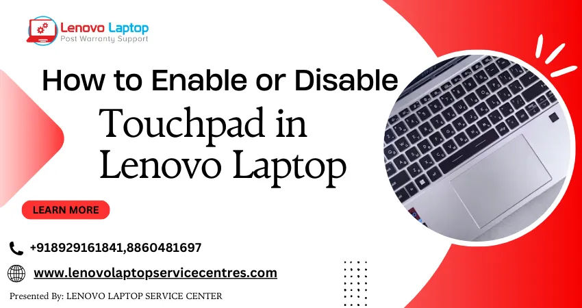 How to Enable or Disable Touchpad in Lenovo Laptop