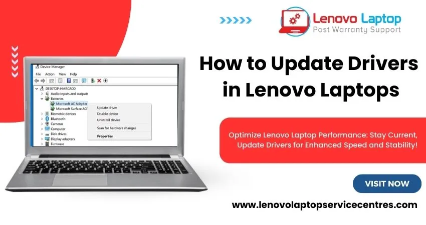 Update Drivers in Lenovo Laptops