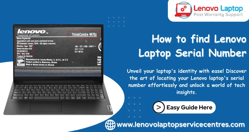 How to Find Lenovo Laptop Serial Number