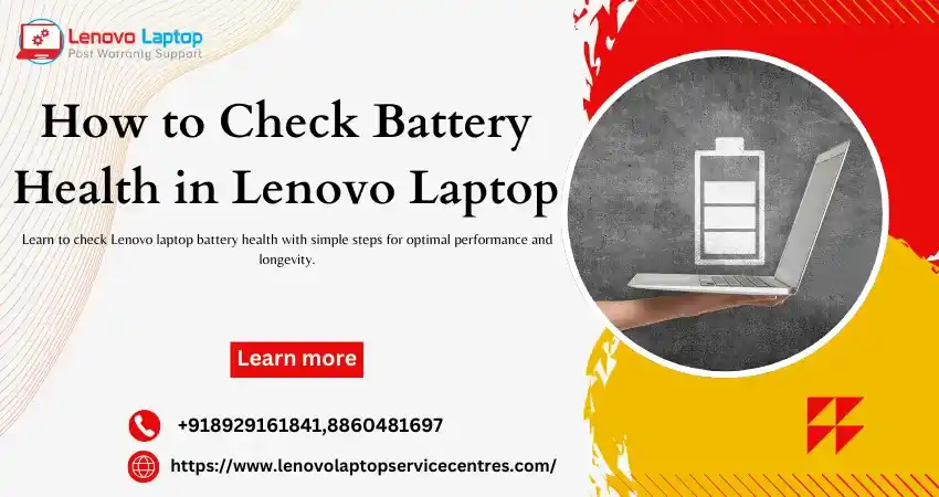 How to Check Battery Health in Lenovo Laptop
