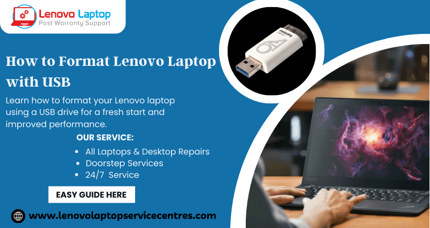 How to Format Lenovo Laptop with USB 