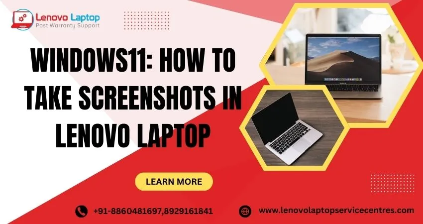 Windows11: How To Take Screenshots in Lenovo Laptop
